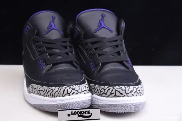 Cheap Husky Jordan Purple CT8532-050 3 Air Court Black Retro 0516